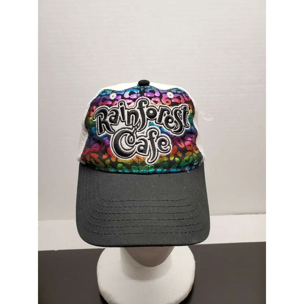 Youth Rainforest Cafe Rainbow Foil Hat - NEW - Kid Size